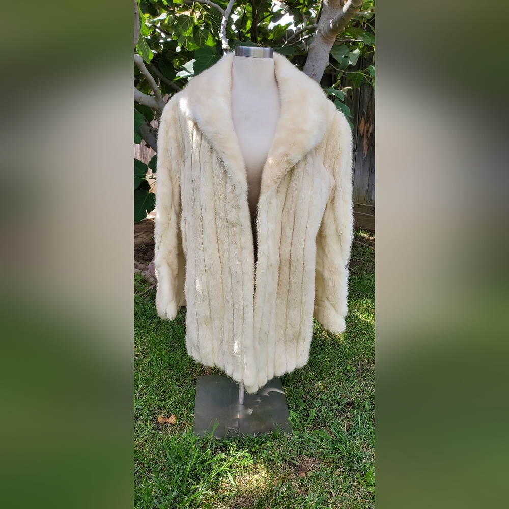 Vintage Mink and Leather Coat